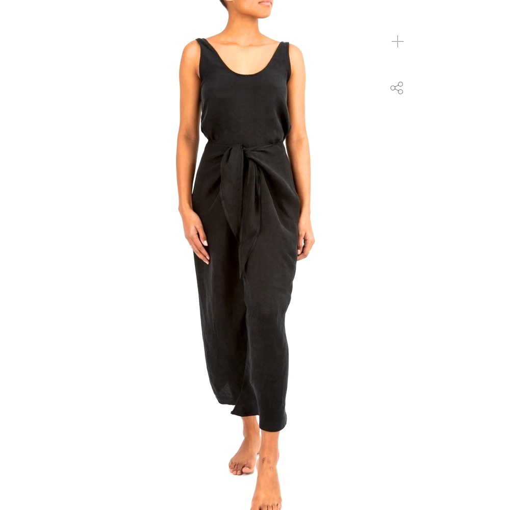 Anemos DK Midi Coverup Dress - Navy